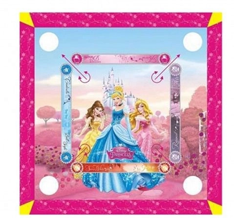 I Toys Disney Princess Carrom Board with Carrom Coins Indoor Sports for Kids age 3Y+ 