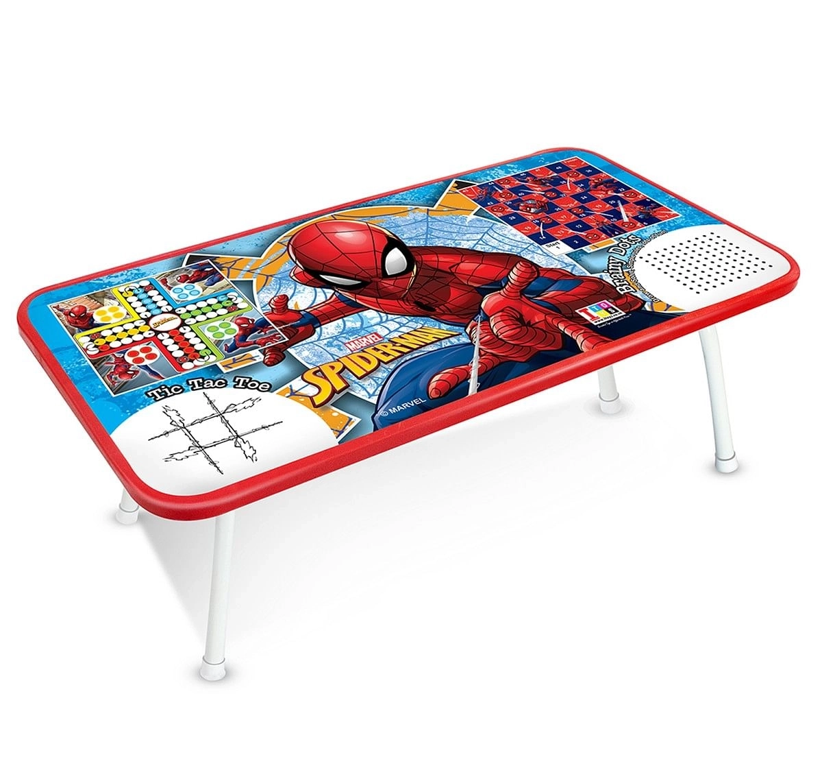 IToys Marvel Spiderman Ludo game table for kids,  4Y+(Multicolour)