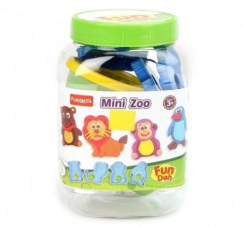 Fun Dough Mini Zoo Clay & Dough for Kids Age 3Y+