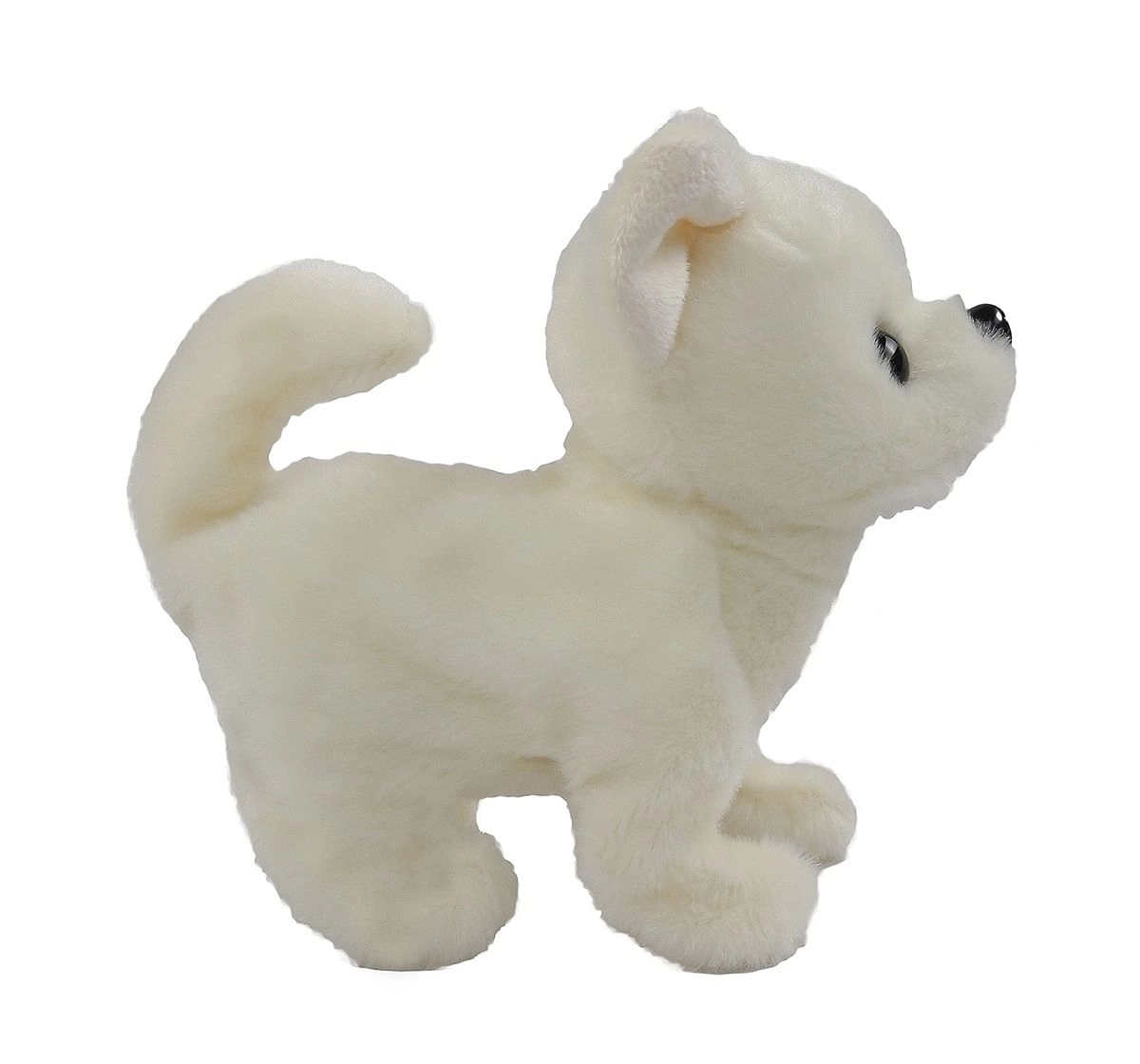 Rowan Baby Chihuahua Interactive Plush Soft Dog for Kids age 3Y+ - 15 Cm (White) 