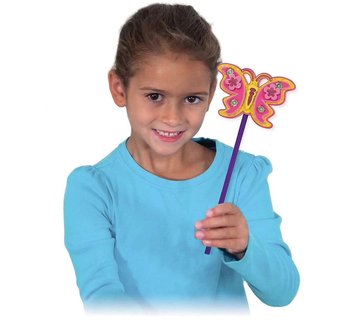 Melissa & Doug Simply Crafty - Whimsical Wands, Multi Color DIY Art & Craft Kits for Kids age 4Y+ 