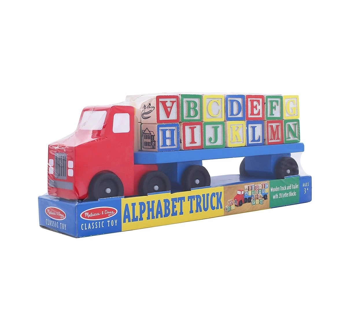  Melissa & Doug Alphabet Truck Wooden Toys for Kids age 3Y+ 