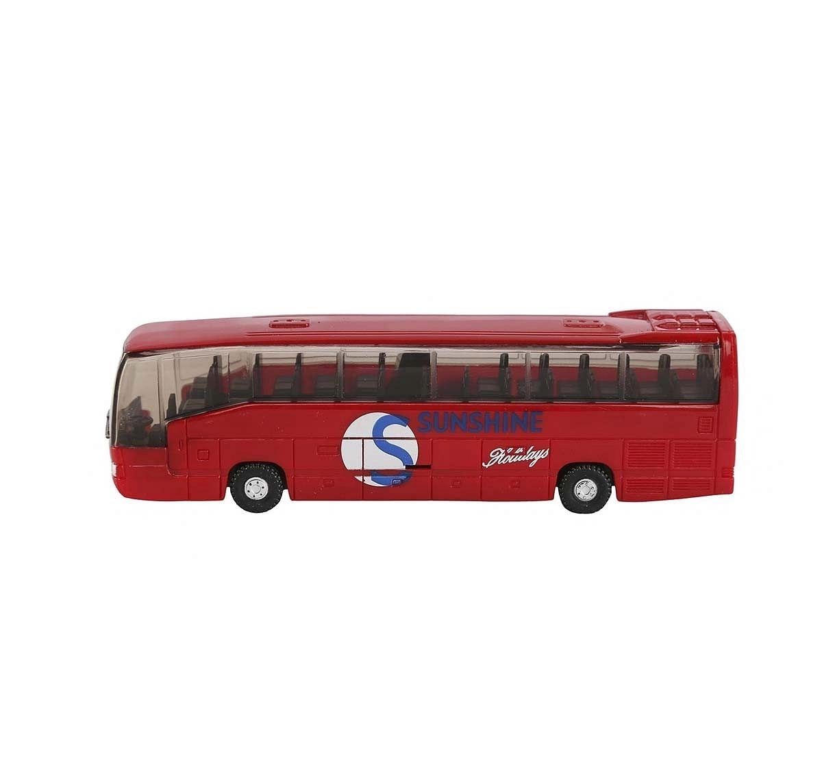 John World Sunshine Red Tour Bus (Color May Vary) Vehicles for Kids age 3Y+