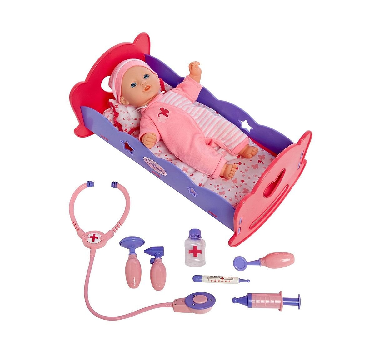 Baby ELLIE Baby Doll Deluxe Doctor Set (Pink) Dolls & Accessories for age 3Y+ 