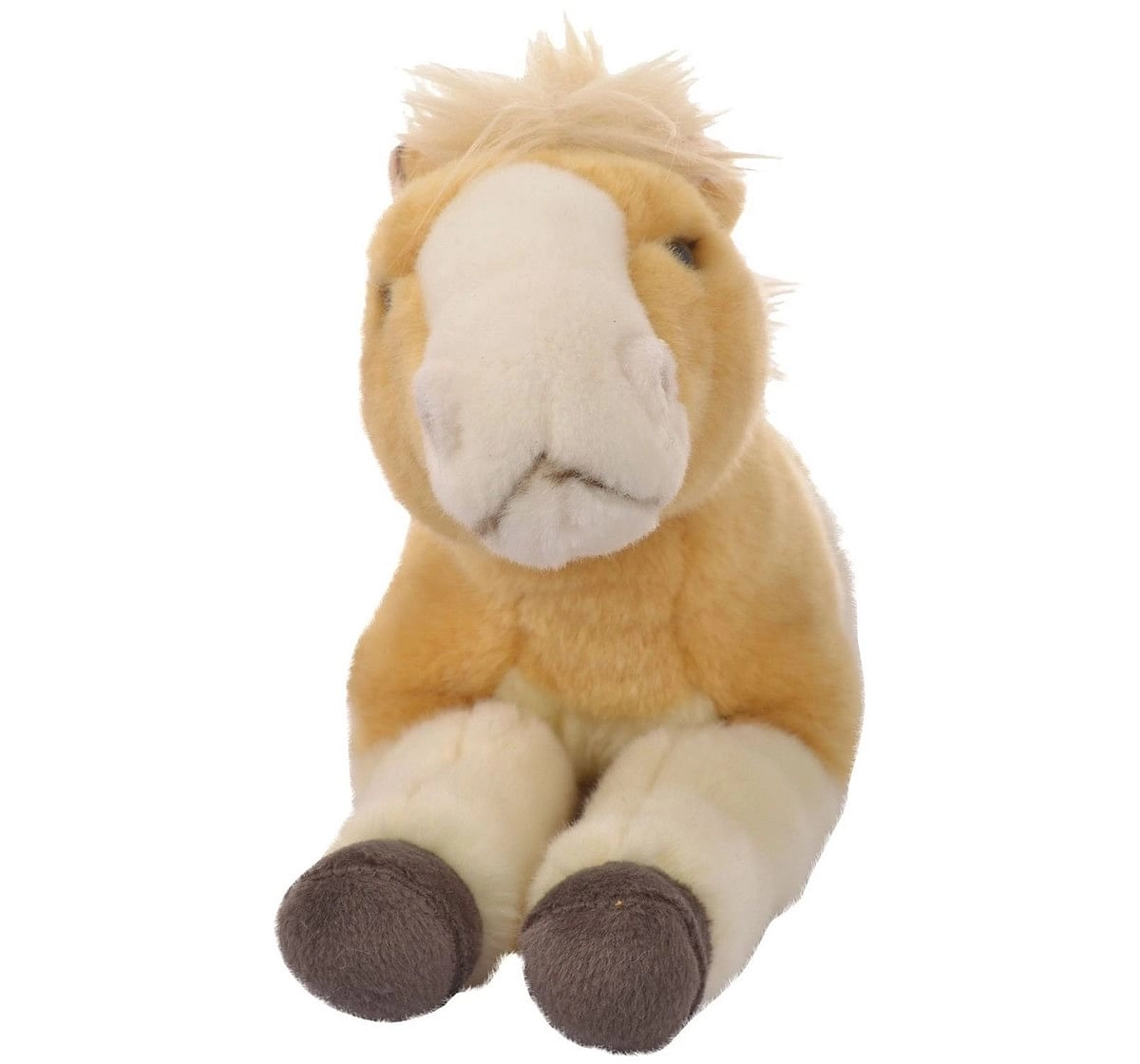 Hamleys Lying Horse Soft Toy (Brown) Animals & Birds for Kids age 0M+ - 14 Cm 