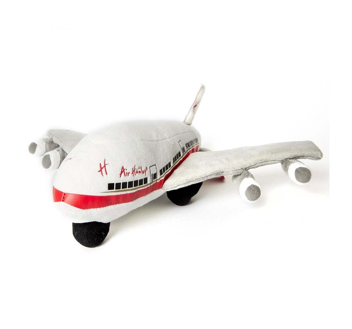 Hamleys Soft Plane, White Quirky Soft Toys for Kids age 3Y+ 36 Cm 