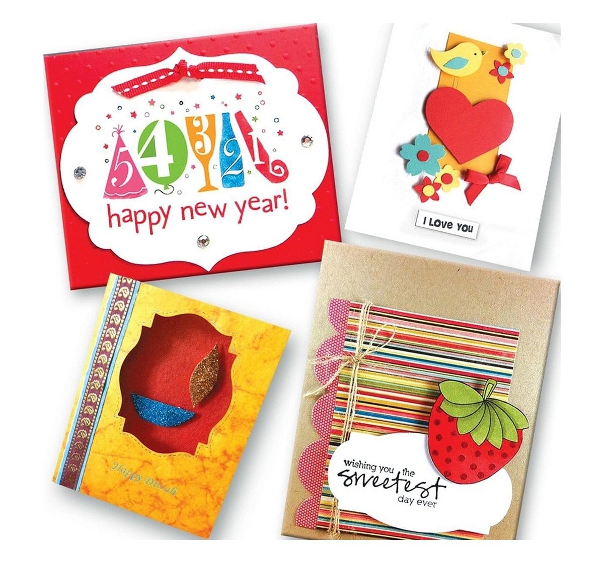 Toy Kraft Celebrate With Greeting Cards DIY Art & Craft Kits for Kids age 5Y+ 