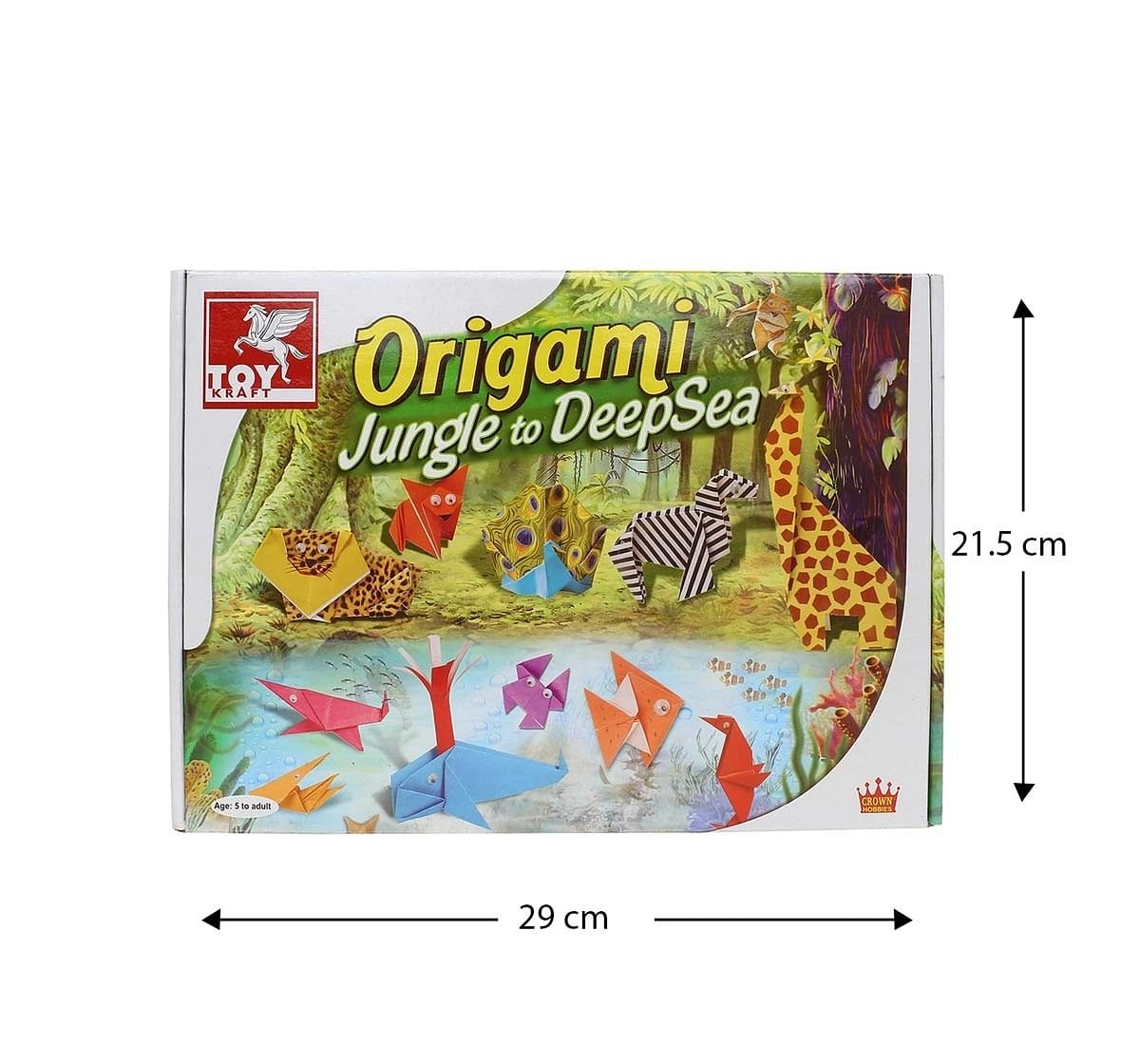 Toy Kraft Origami Jungle To Deep Sea DIY Art & Craft Kits for Kids age 5Y+ 