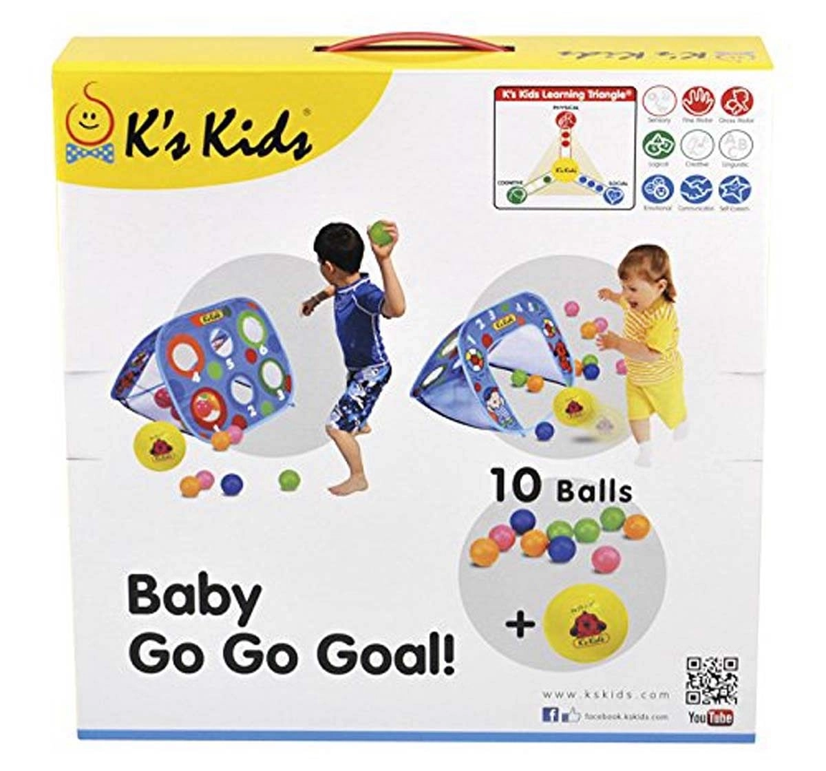 K'S Kids Blue Baby Go Go Goal Baby Gear for Kids age 3Y+ 
