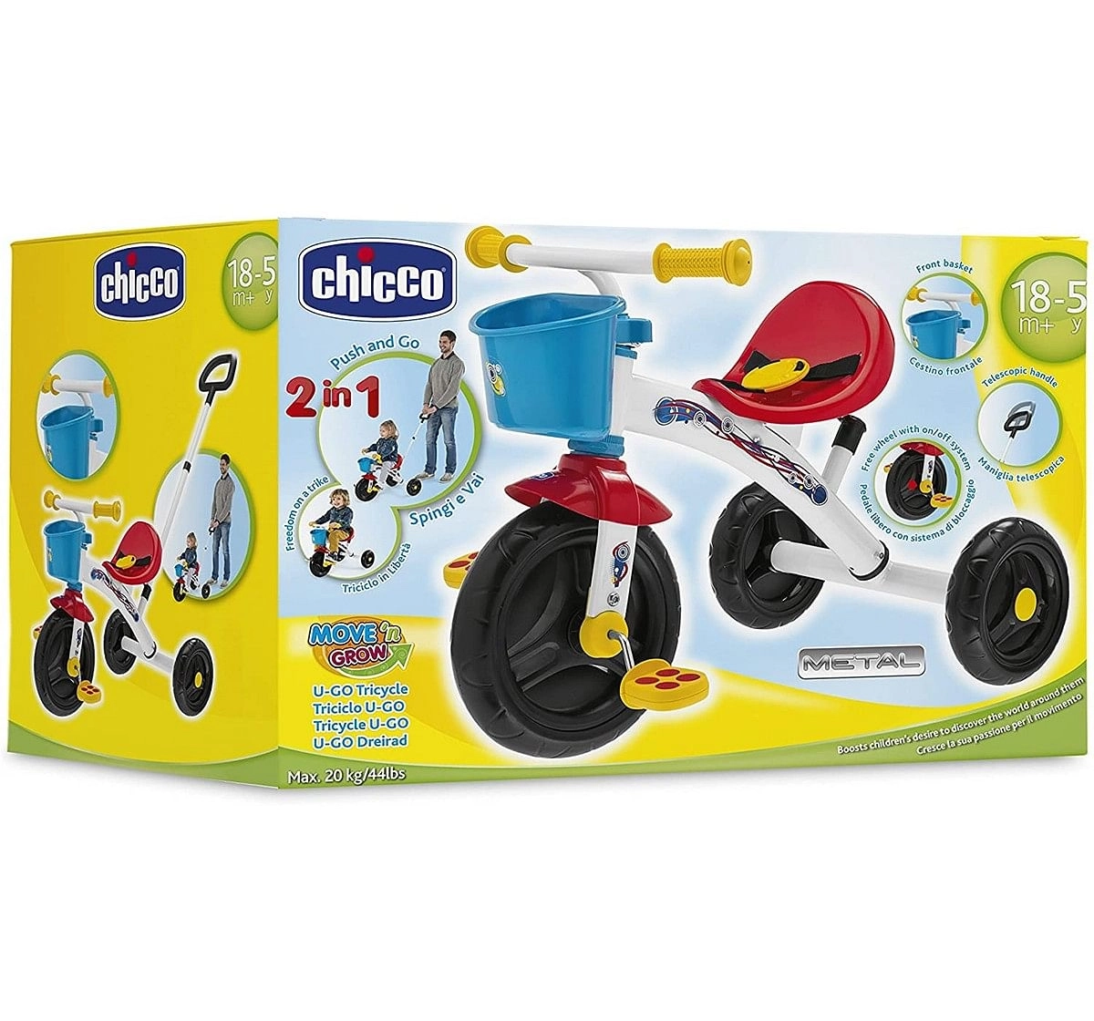 Chicco U-Go Trike Trike for Kids age 18M + 