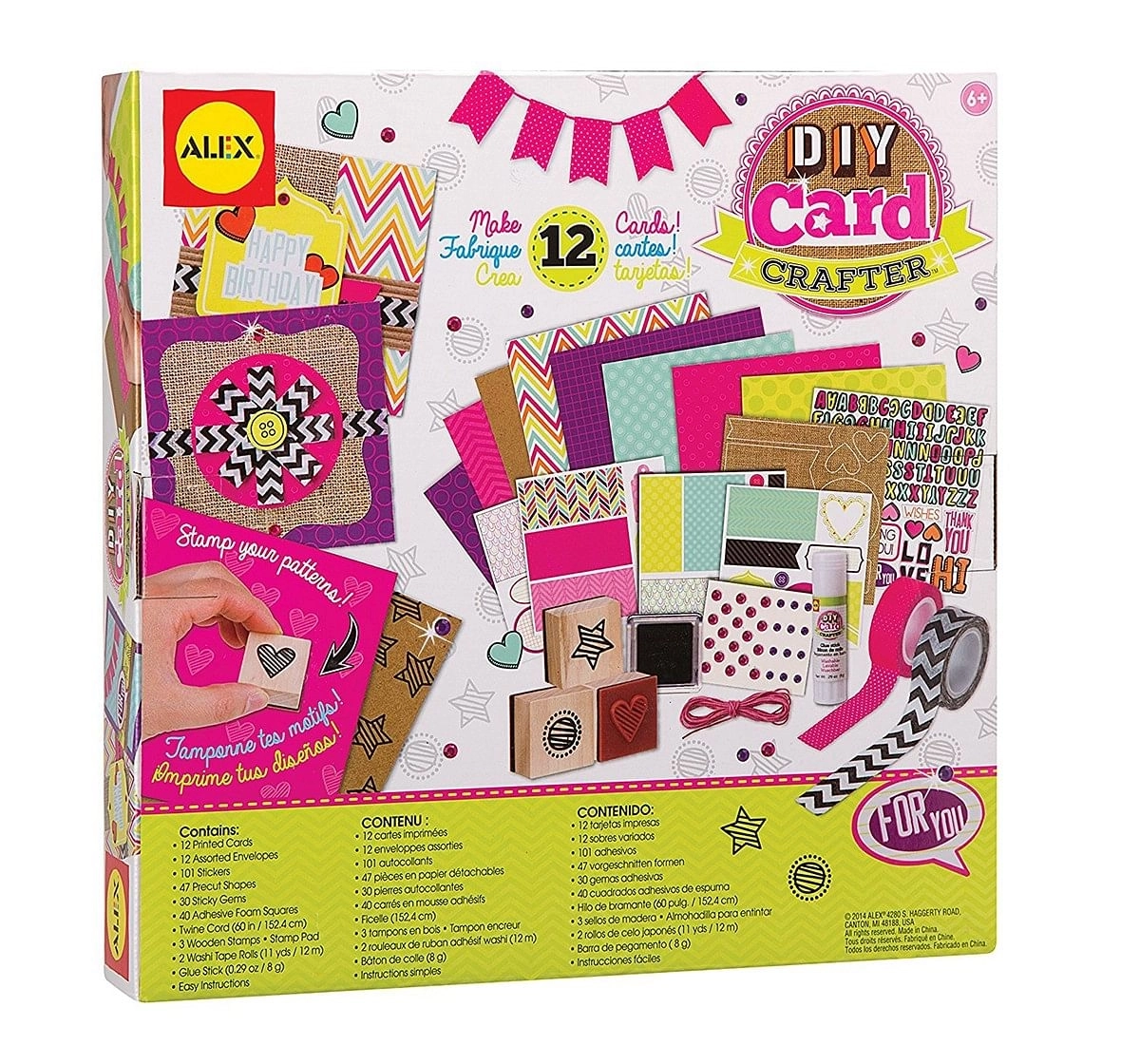 Alex Toys Diy Craft Crafter Card, Multi Color