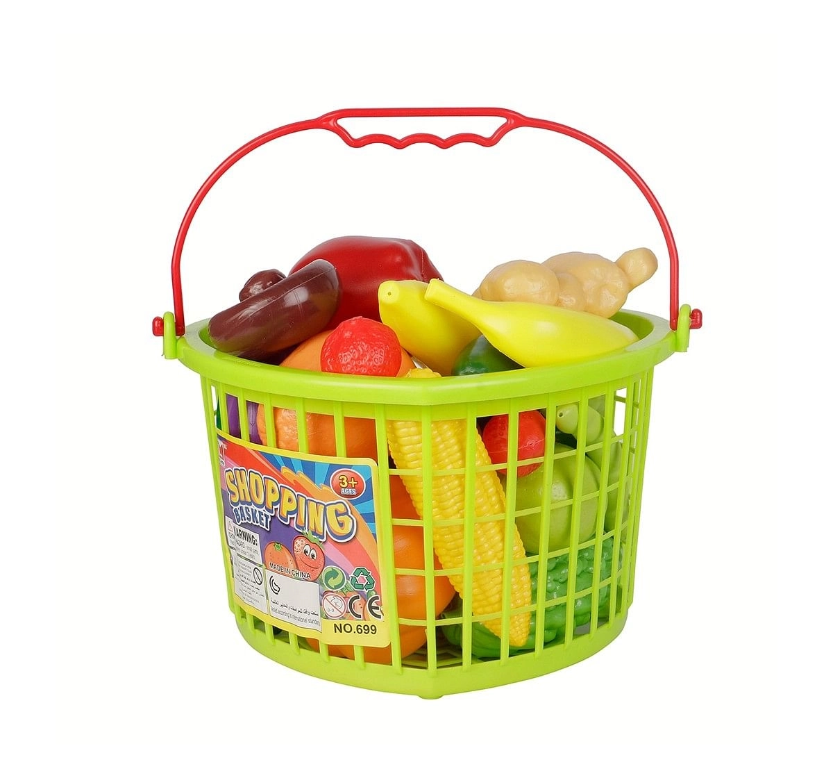 Comdaq Heart Shaped Vegetable Basket Playset for age 3Y+ 
