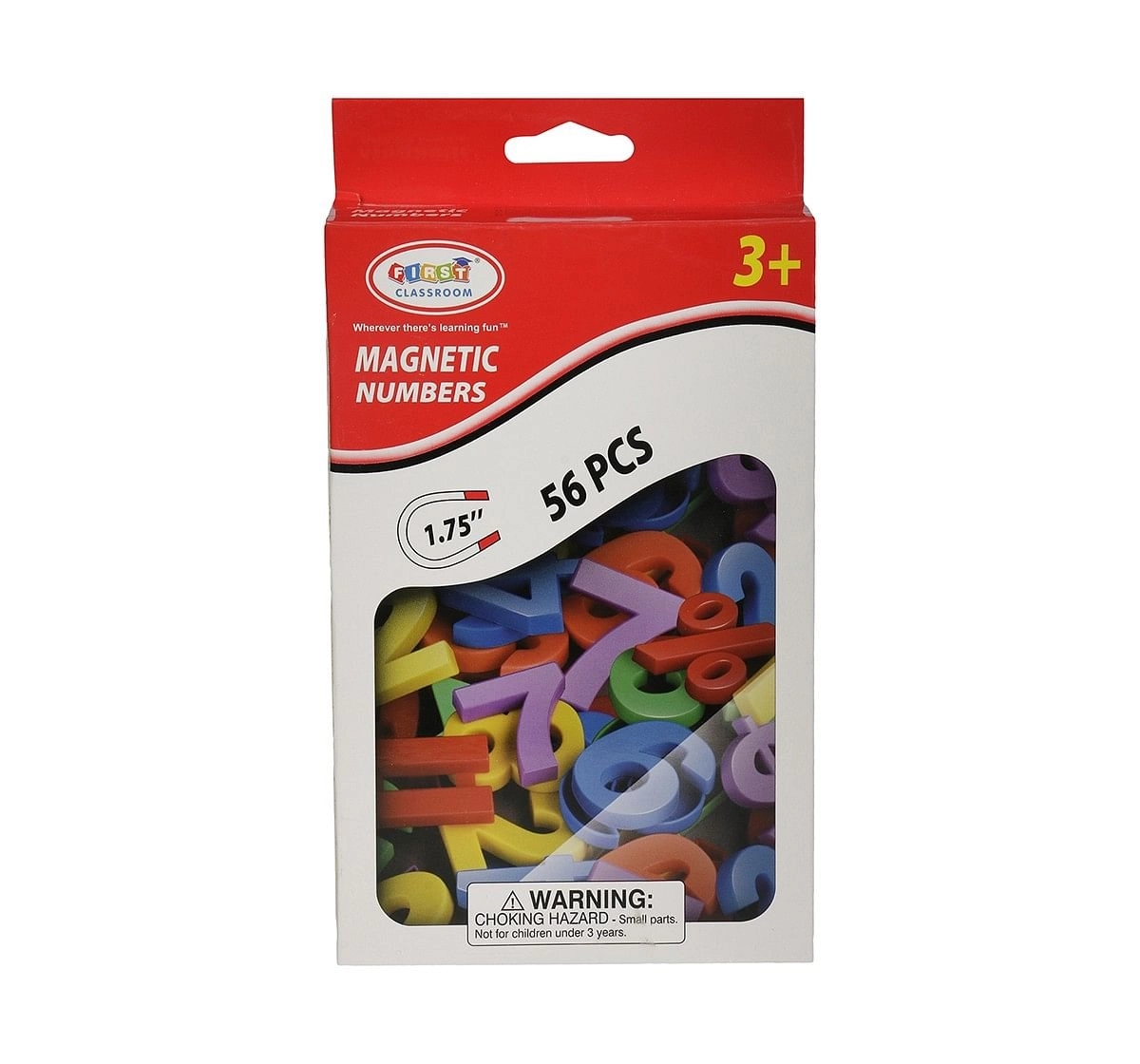 Comdaq Multi Color Magnetic Numbers (56 PCS) Early Learner Toy for Kids age 2Y+ 