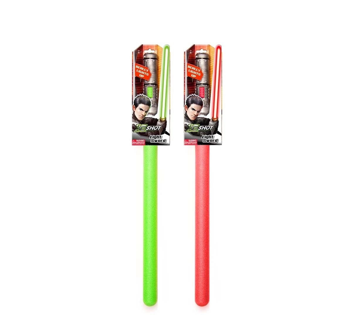 X-Shot Light Swords With Led Action Figure Play Sets for Kids age 8Y+ 