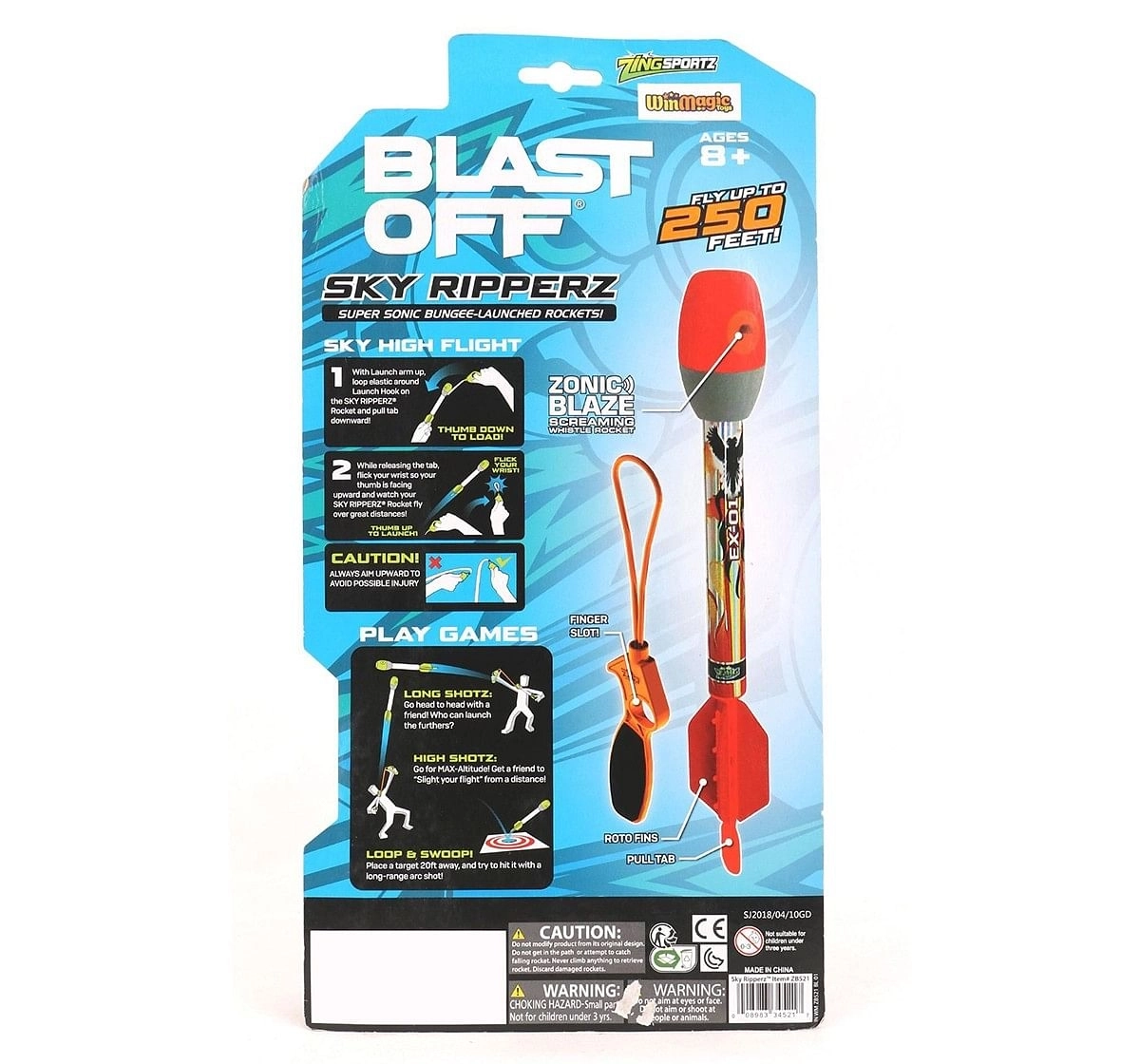 Zing Air Strom Sky Ripperz  (Pack of 2 ) Outdoor Sports for Kids age 8Y+ 