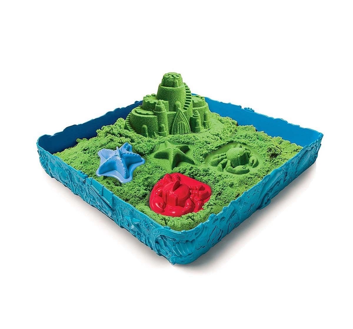 Kinetic Sand Box And Mold Set, Multi Color Sand, Slime & Others for Kids age 4Y+ 