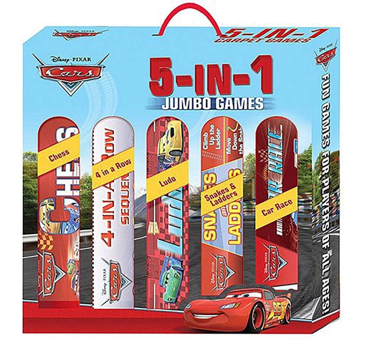 Sterling 5 In 1 Carpet Games Car, Multicolor Board Games for Kids age 7Y+ 