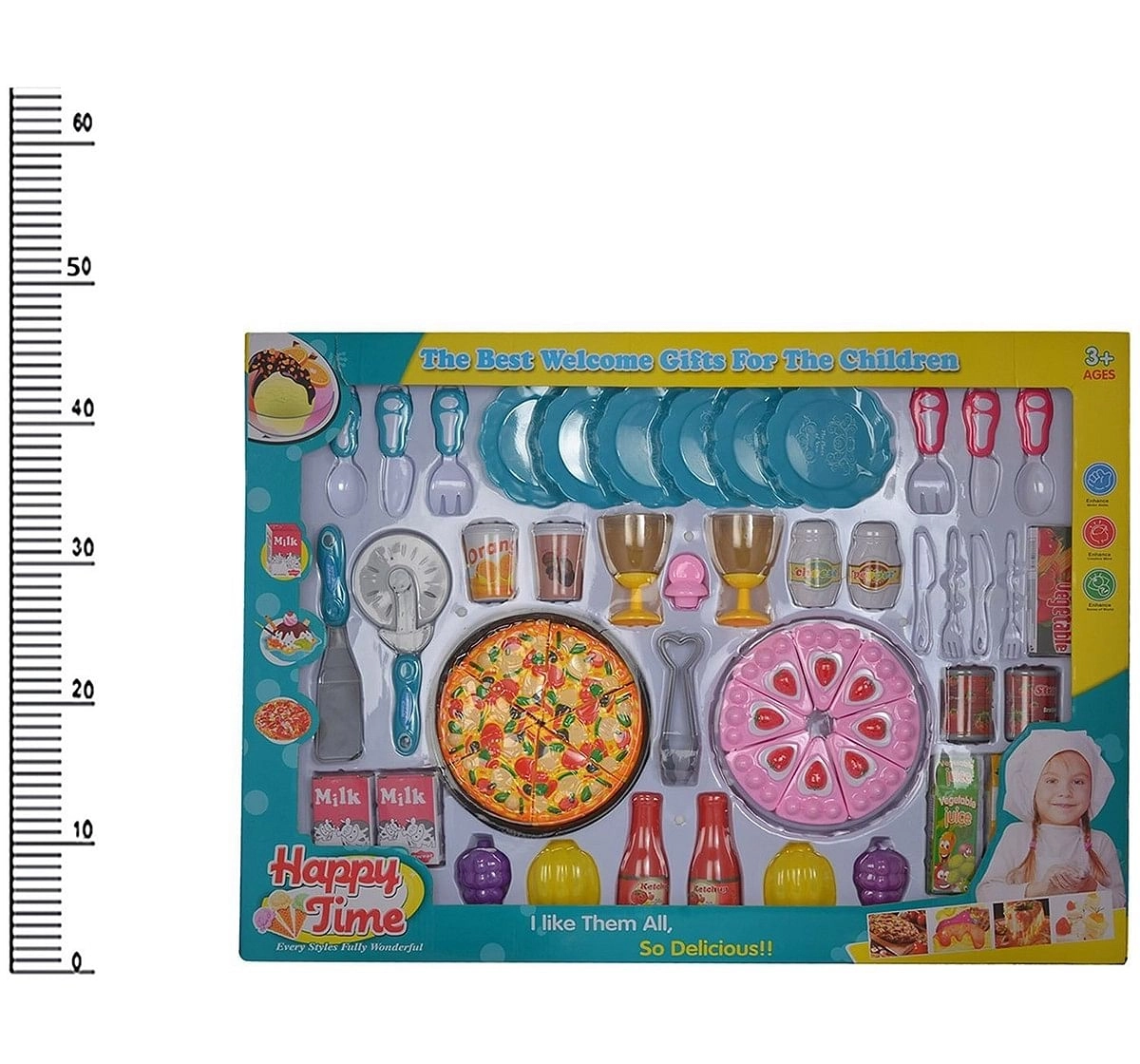 Comdaq Cake And Pizza Dinner Playset for age 4Y+ 