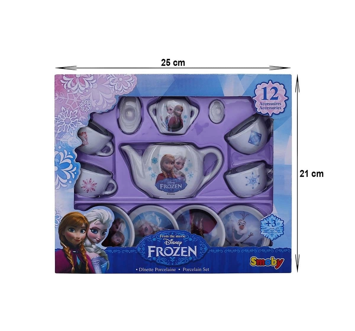 Disney Frozen Porcelain Set, Multi Color Kitchen Sets & Appliances for age 3Y+ 
