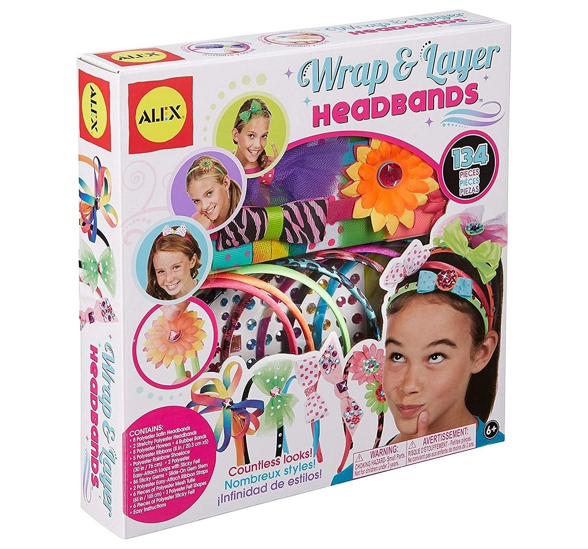 Alex Toys Craft Wrap And Layer Headbands, Multi Color