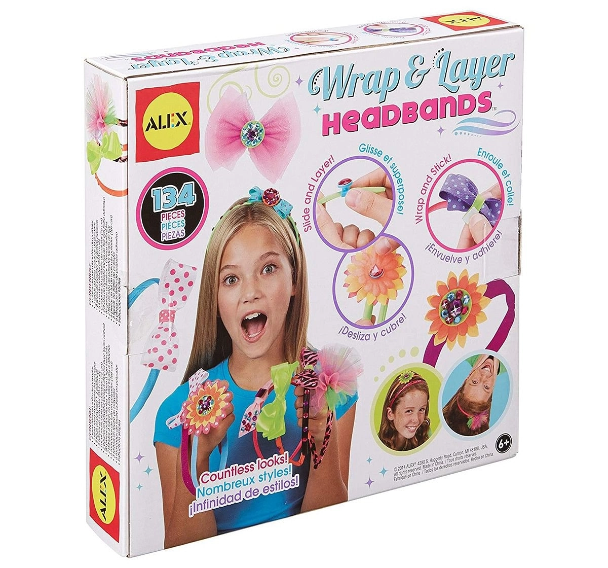 Alex Toys Craft Wrap And Layer Headbands, Multi Color