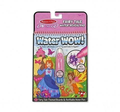 Melissa & Doug Water Wow! - Fairy Tale: Activity Books - on the go school stationary for Kids age 3Y+ 