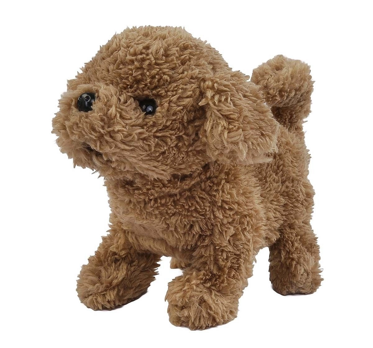 Rowan Movers & Shakers Baby Cairn Terrier Plush Soft Dog  Interactive  Toys for Kids age 3Y+ - 13.4 Cm (Brown)