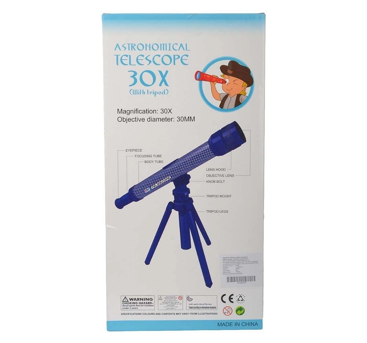 Comdaq Telescope, Color May Vary Science Equipments for Kids age 6Y+ 