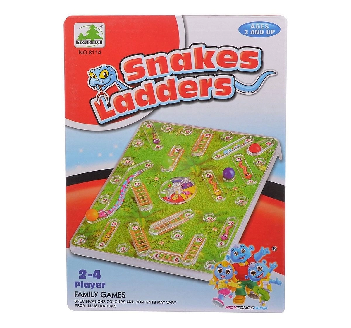 Comdaq Snakes and Ladders Board Game, 4Y+
