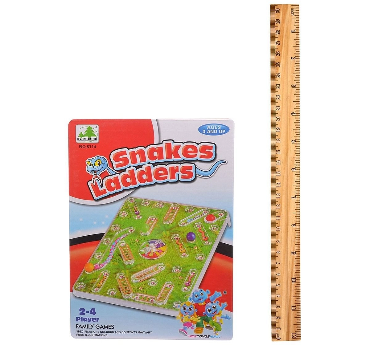 Comdaq Snakes and Ladders Board Game, 4Y+