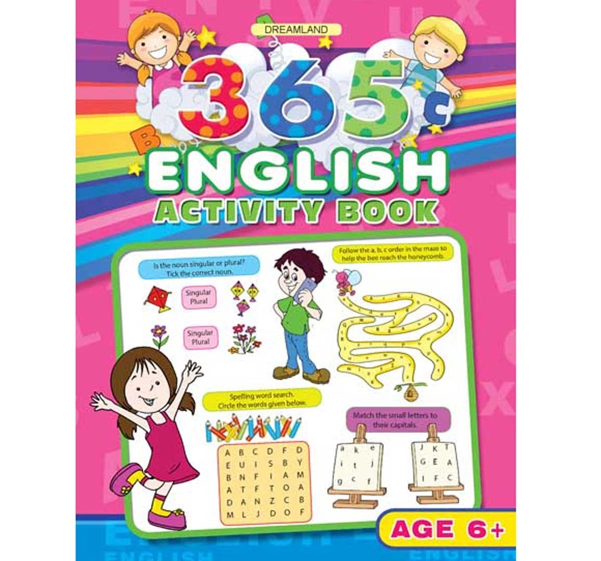 Dreamland Paperback 365 English Activity Book for Kids 6Y+, Multicolour