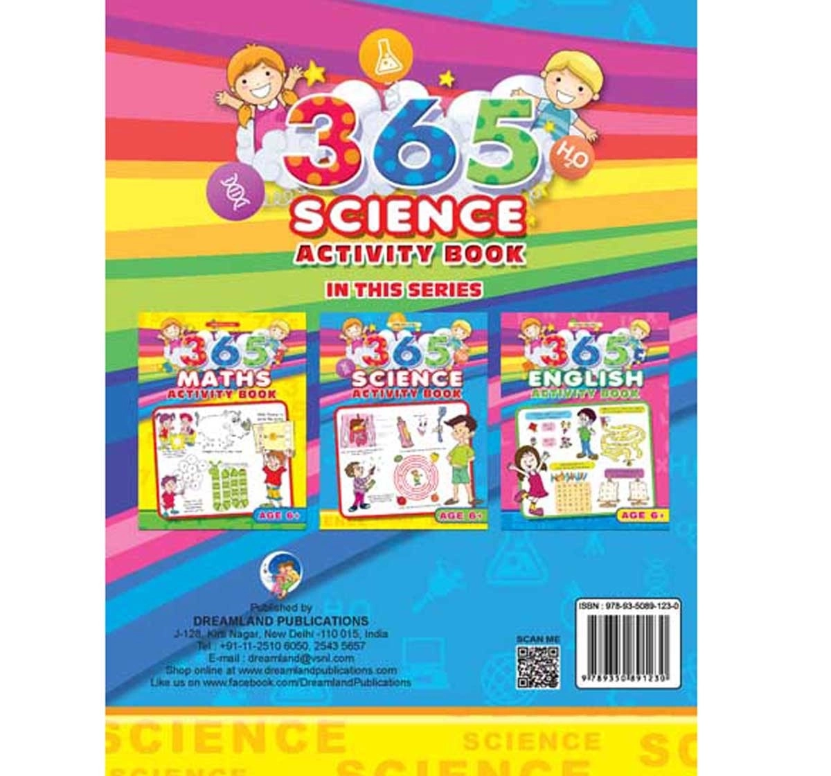 Dreamland Paperback 365 Science Activity Book for Kids 6Y+, Multicolour