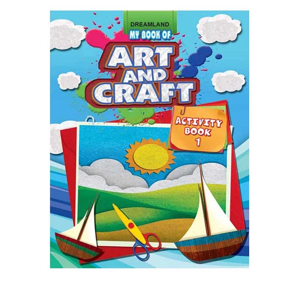 Dreamland Paper Back Art and Craft Part 1 Activity Book for kids 5Y+, Multicolour