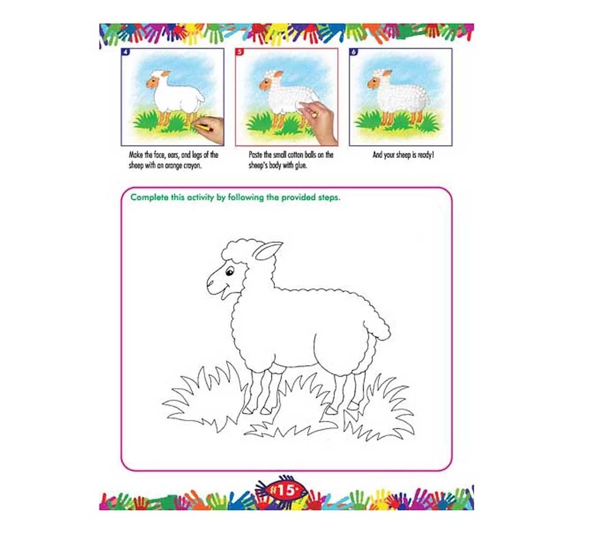 Dreamland Paper Back Art and Craft Part 1 Activity Book for kids 5Y+, Multicolour