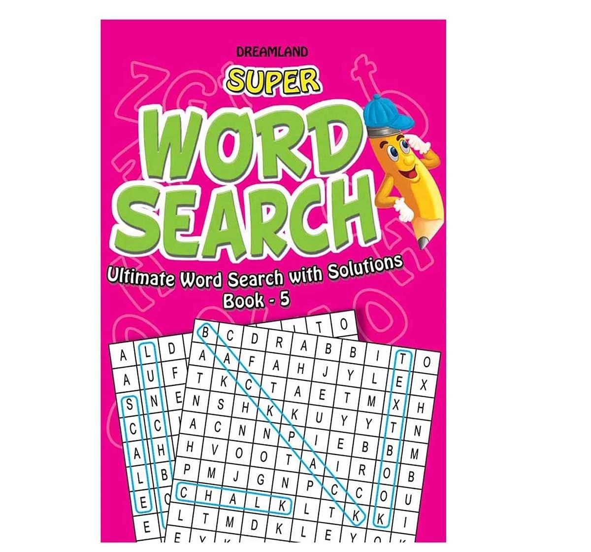 Dreamland Paper Back Super Word Search Control Part 5 Activity Book for kids 7Y+, Multicolour
