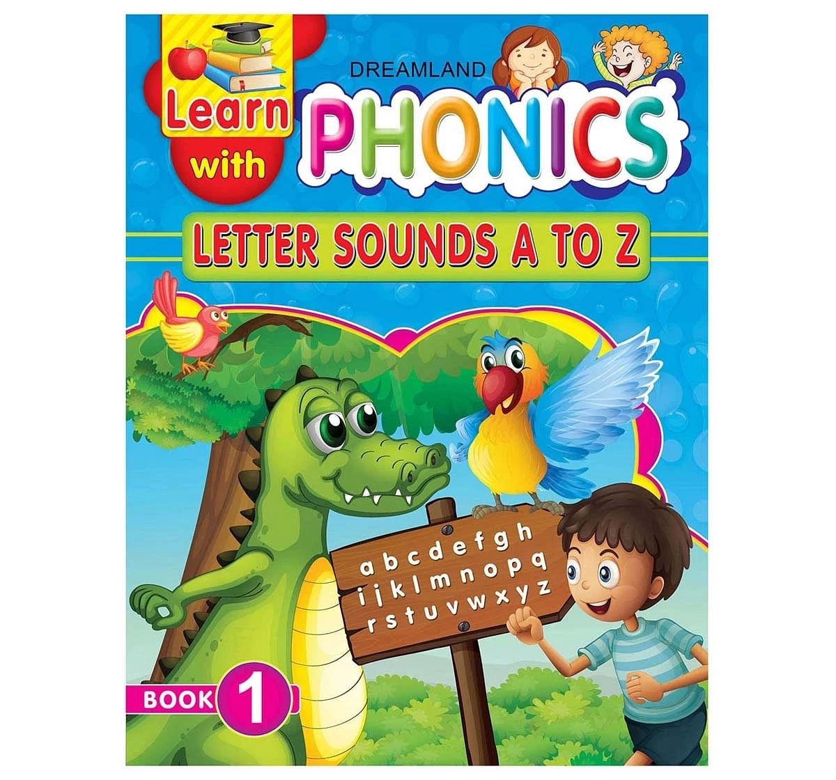 Dreamland Paper Back Learn With Phonics Part 1 Early Learning Book for kids 4Y+, Multicolour