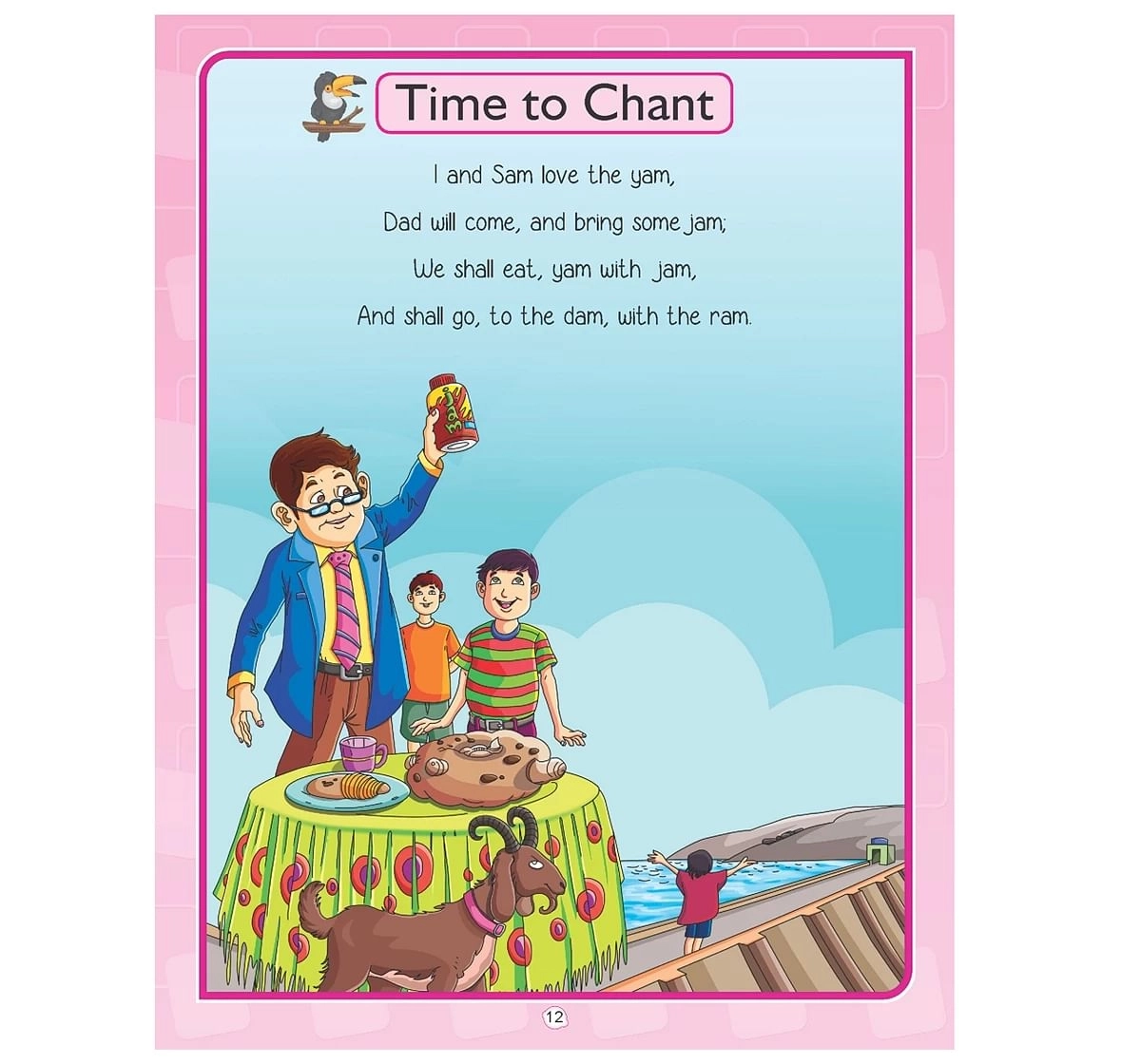 Dreamland Paper Back Learn With Phonics Part 2 Early Learning Book for kids 4Y+, Multicolour