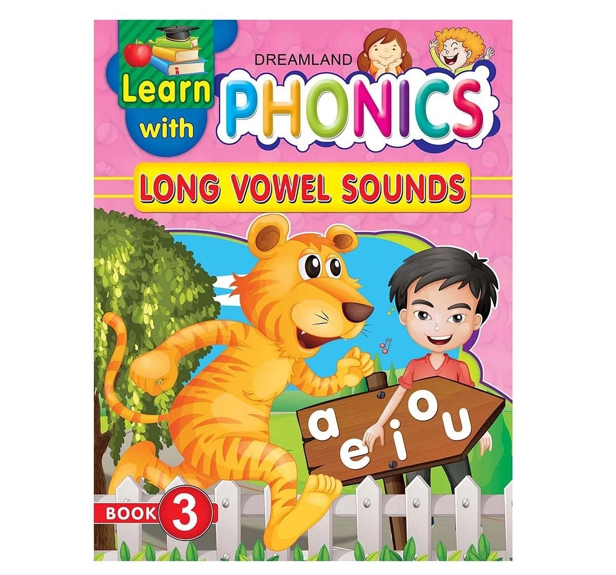 Dreamland Paper Back Learn With Phonics Part 3 Early Learning Book for kids 4Y+, Multicolour