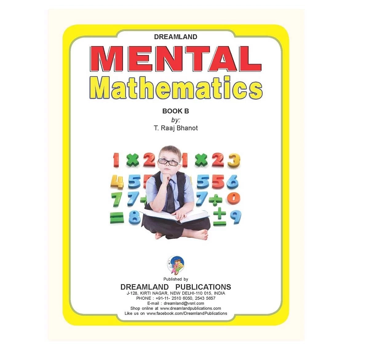 Dreamland Paper Back Mental Mathematics Part B School Textbooks for kids 4Y+, Multicolour