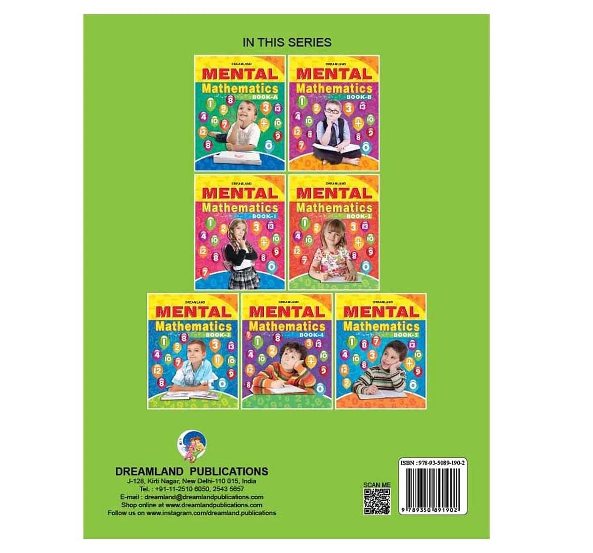 Dreamland Paper Back Mental Mathematics Part 3 School Textbooks for kids 4Y+, Multicolour