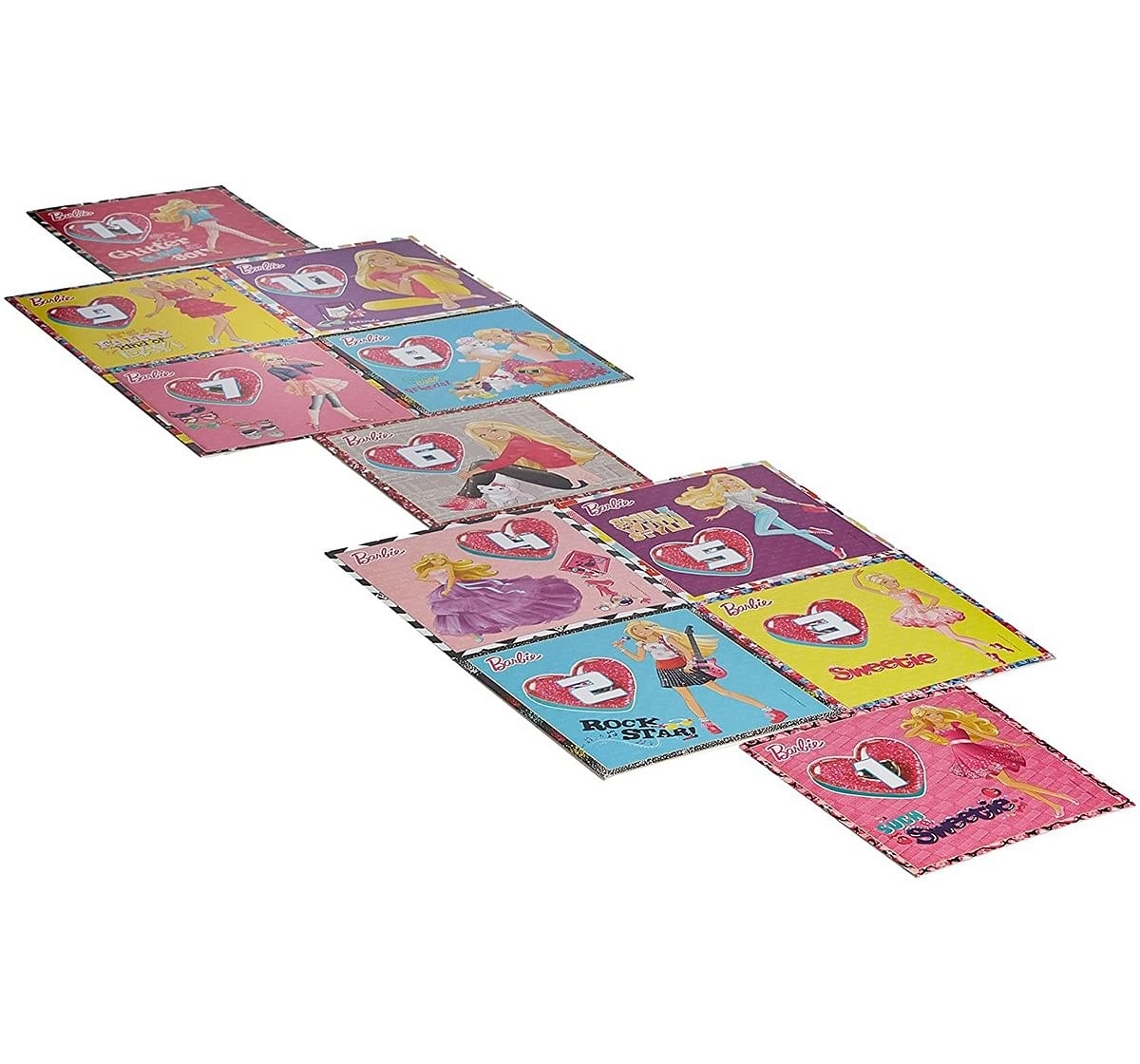 Sterling Barbie Rock And Roll Hopscotch, Multi Color Board Games for age 6Y+ 