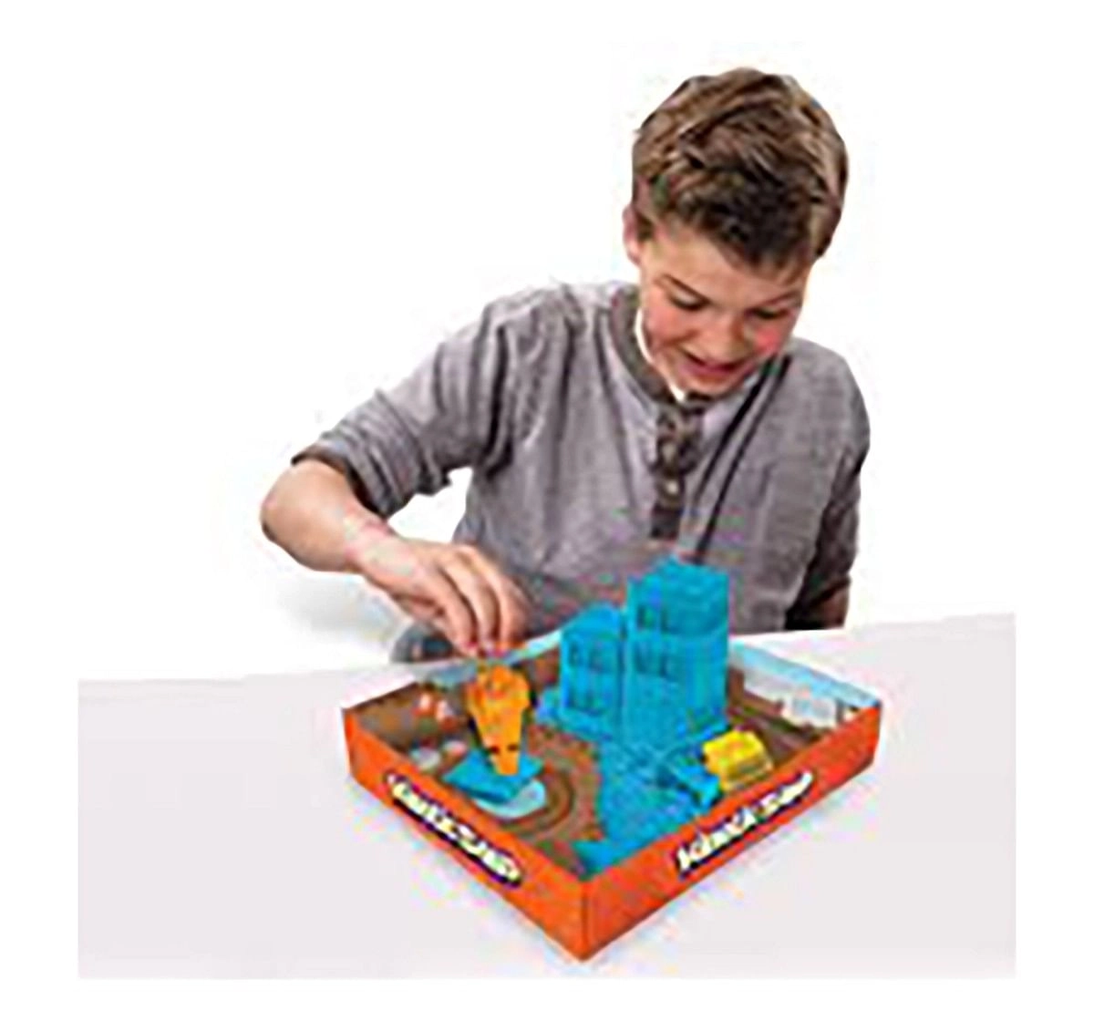 Kinetic Sand Construction Zone Playset Sand, Slime & Others for Kids age 3Y+ 