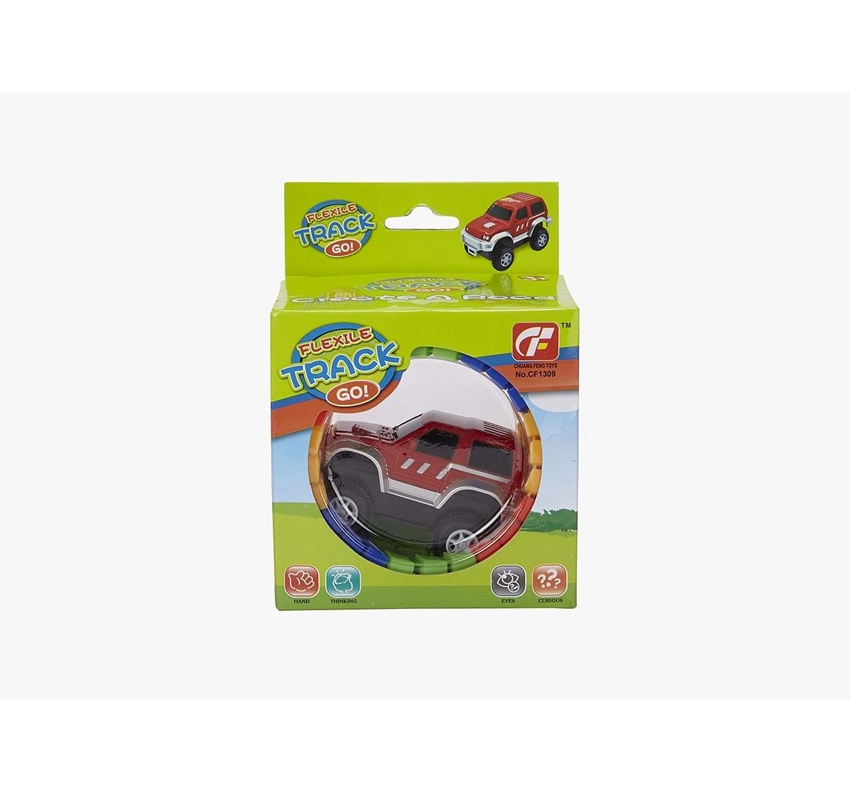  Rowan Lets Go Turbo Trax Set for Kids age 3Y+ (Red)