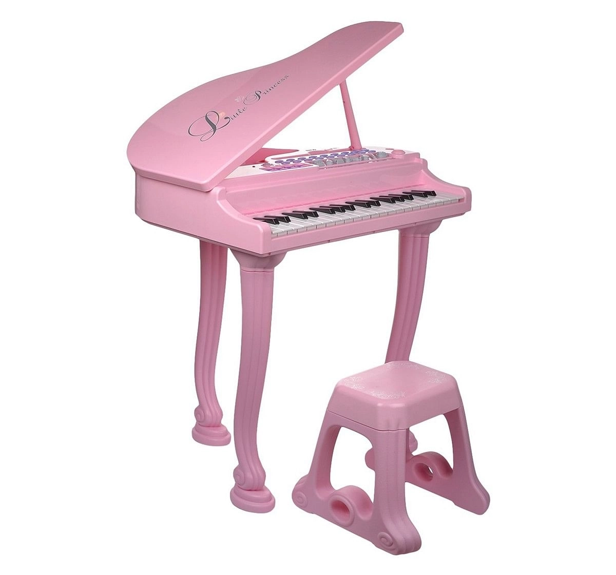 Comdaq Pink Grand Piano With Stool