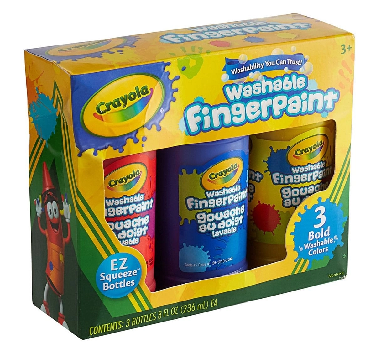 Crayola Washable Finger Paint 