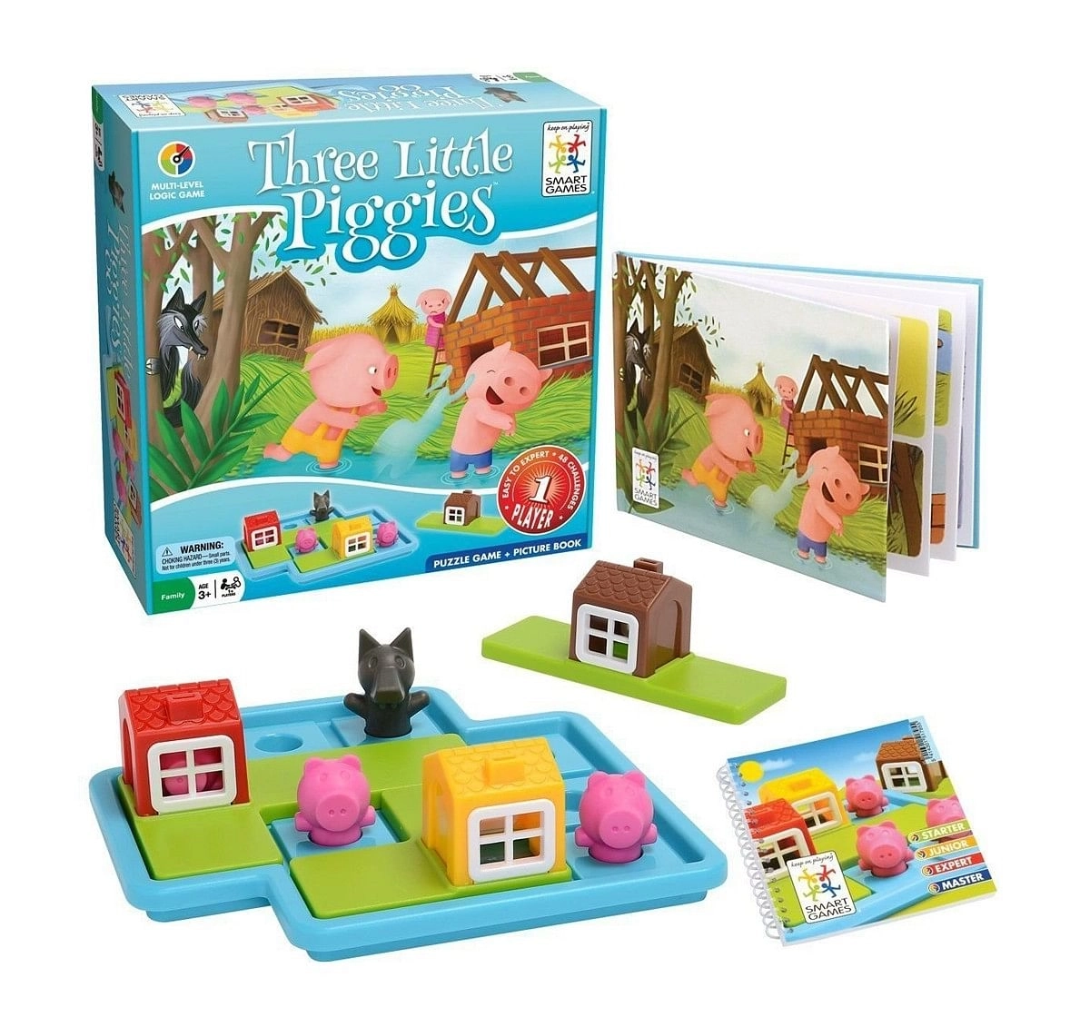 Smart Games  Three Little Piggies Deluxe for Kids age 3Y+ 
