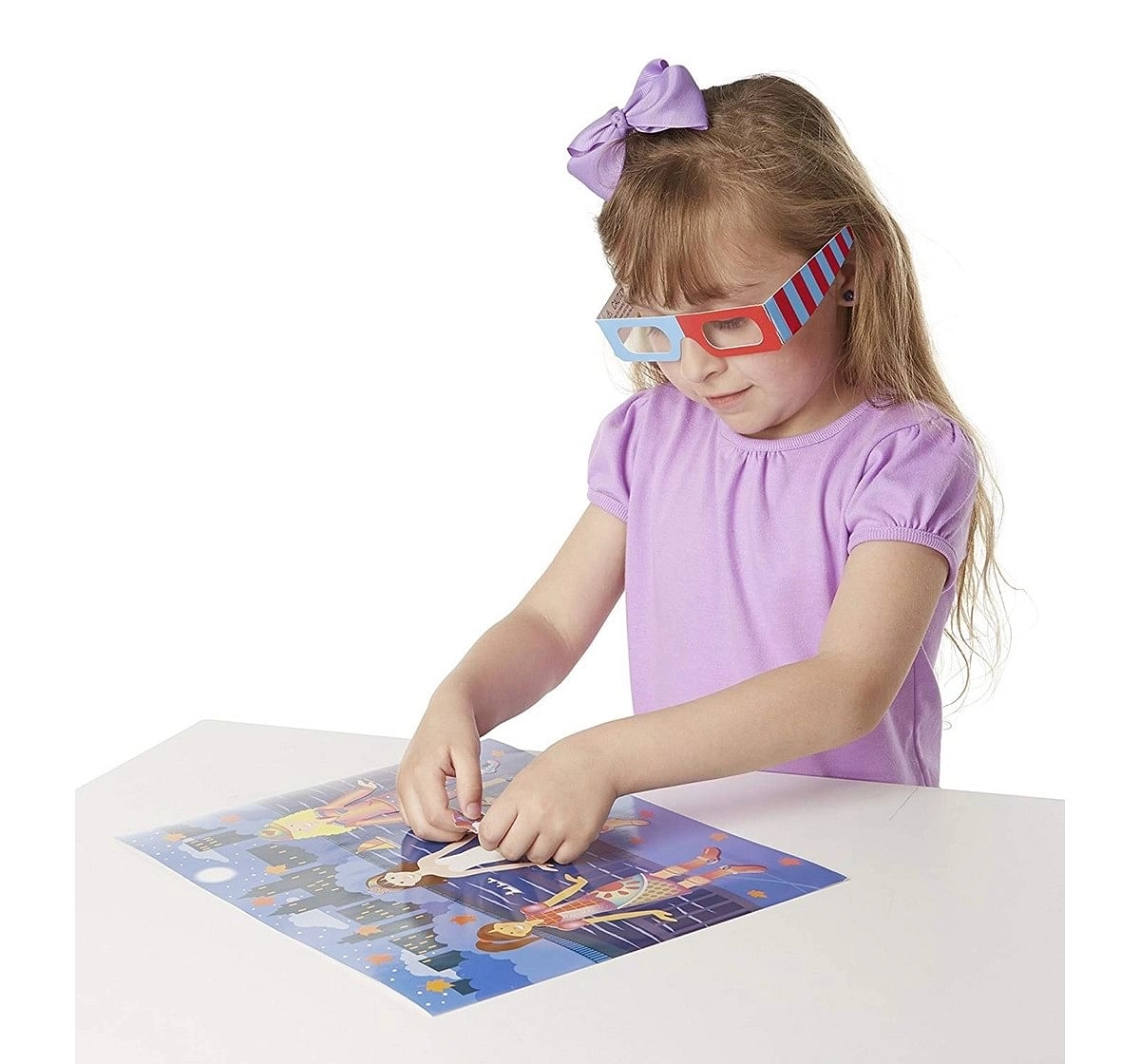 Melissa & Doug Reusable Sticker Pad Fashion DIY Art & Craft Kits for Kids age 3Y+ 