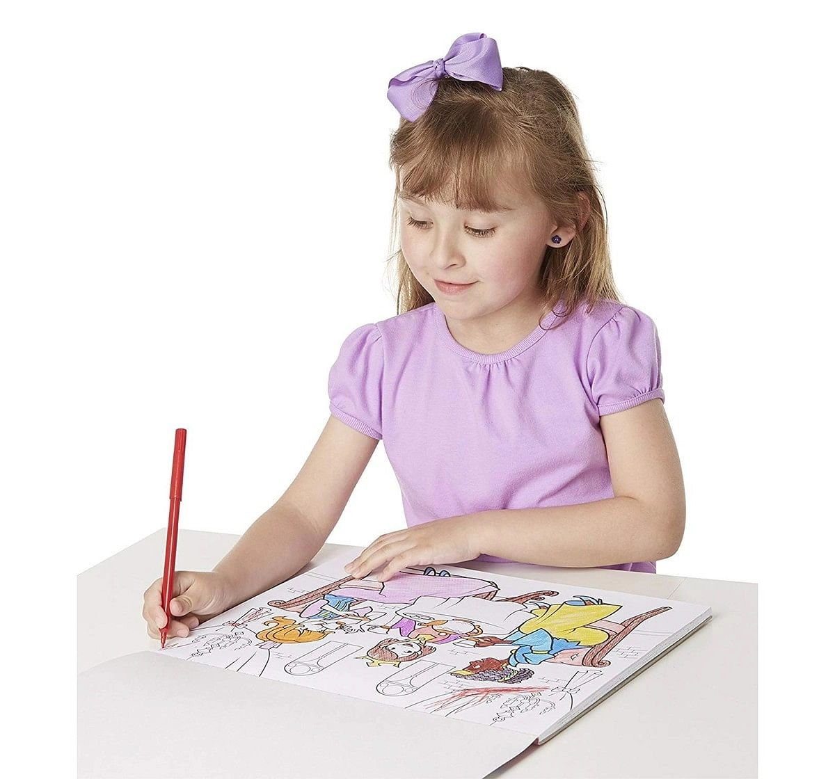 Buy online Melissa & Doug Magic Patterns Coloring Pad, Pink | Hamleys India