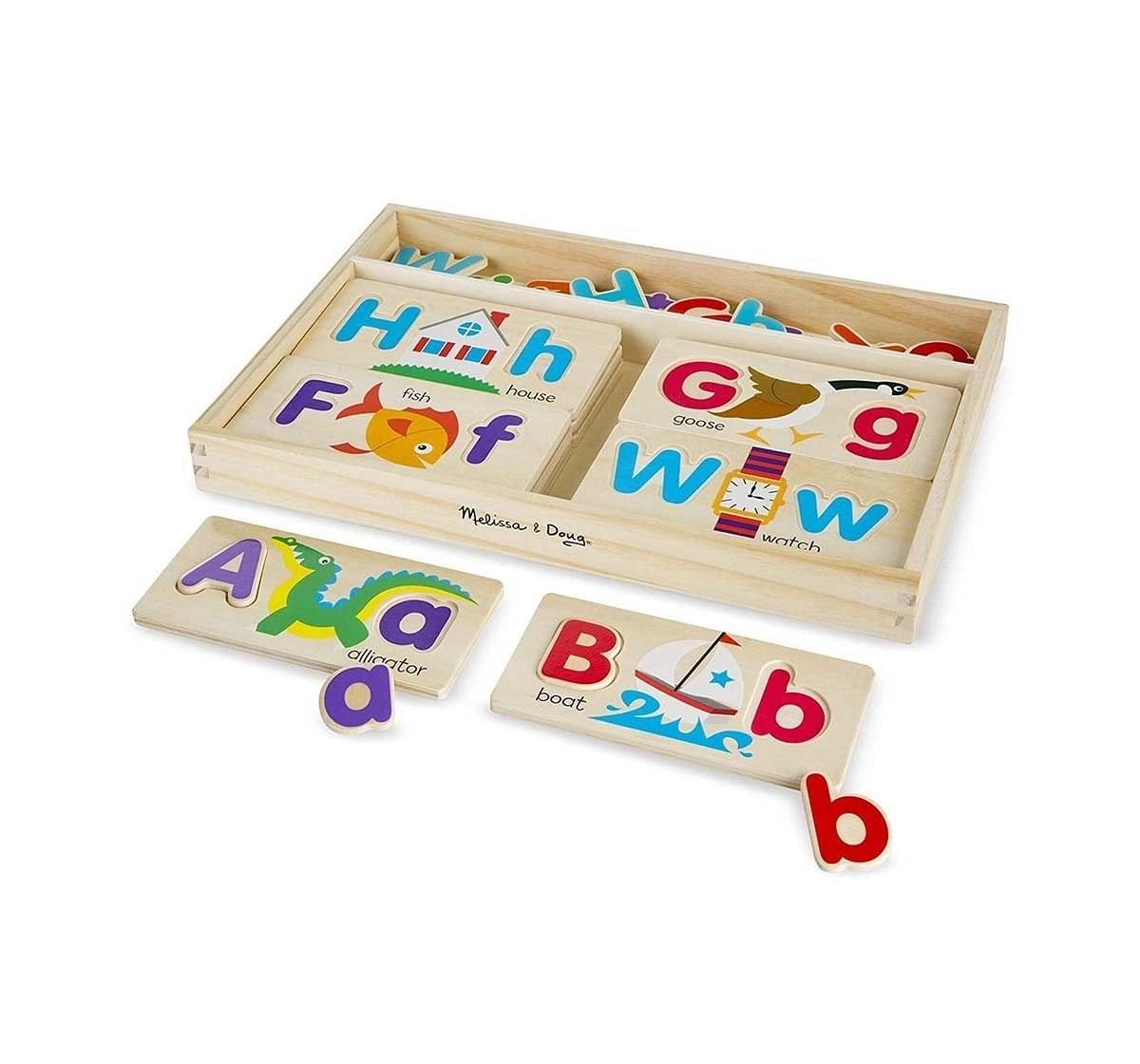 Melissa And Doug Alphabet  Number Activities  Abc Wooden Toys for Kids Age 4Y+