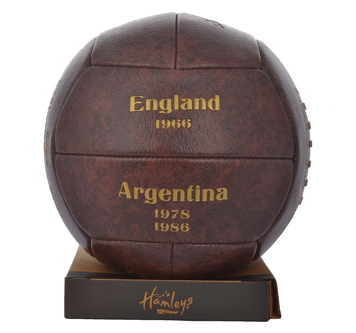 Hamleys World Cup Champion Single Tone Football for Kids age 3Y+ (Brown)